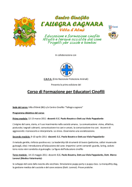 Scarica il programma del corso in formato pdf