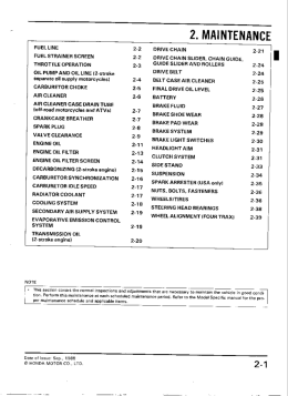 Honda Common Service Manual