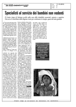 Leggi l`articolo del Sole24Ore