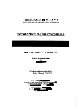 TRIBUNALE DI MILANO