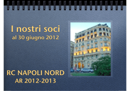 I nostri soci - Rotary Club Napoli Nord
