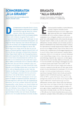 SCHMORBRATEN &bdquo;&Auml; LA GIRARDI"