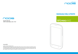 MANUALE DELL`UTENTE