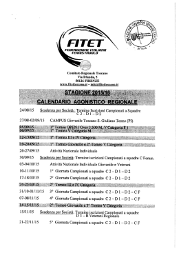 Calendario Reg.Toscano 15-16