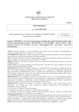 Testo - Comune Web