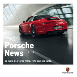 La nuova 911 Targa 4 GTS. Tutto quel che conta.