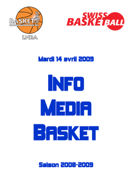 Mardi 14 avril 2009 Saison 2008-2009 - 1-2-3-4-5