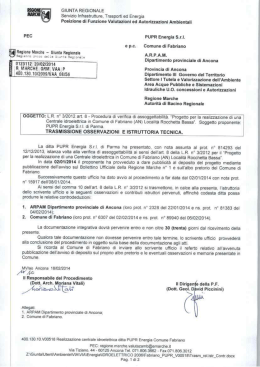 ME Servizio Infrastru dure. Trasporti ed Energia