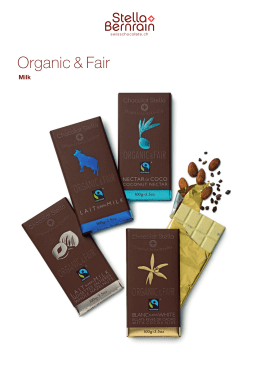 Organic & Fair - Chocolat Bernrain