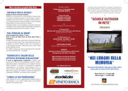 nei luoghi della memoria - Ufficio Scolastico Regionale per il Veneto