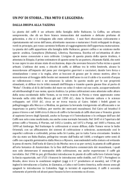 UN PO` DI STORIA&hellip;TRA MITO E LEGGENDA: - Salus Caff&egrave;
