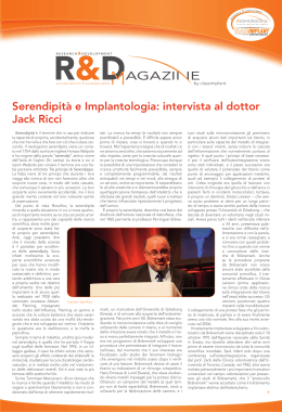 Serendipità e Implantologia: intervista al dottor Jack Ricci