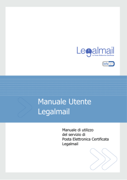 Manuale utente Legalmail
