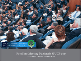 Fotolibro Meeting Nazionale SIUCP 2013