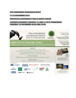 VIII CONGRESSO NAZIONALE SIUCP 11