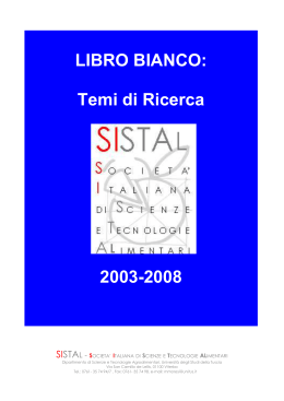 Libro Bianco SISTAL 2003-2008