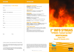 2° INFO SYNGAS