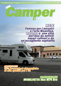 N.139 Il settimanale freepress del camperista