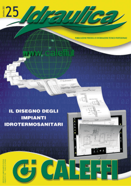 n. 25 Il disegno degli impianti idrotermosanitari