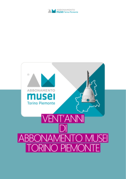 Pubblicazione - Osservatorio Culturale del Piemonte