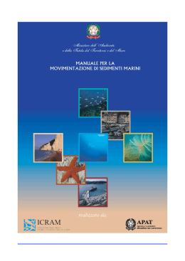 manuale APAT_ ICRAM sedimenti marini - Provincia di Massa