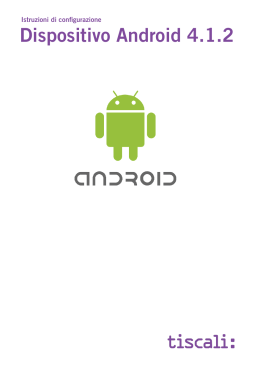 Dispositivo Android 4.1.2 - Assistenza