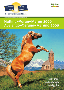 Hafling&ndash;V&ouml;ran&ndash;Meran 2000 Avelengo&ndash;Verano