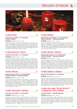 Mercatini di Natale