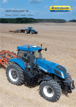 NEW HOLLAND T8 - Lectura Specs