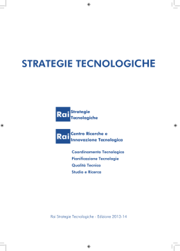 STRATEGIE TECNOLOGICHE