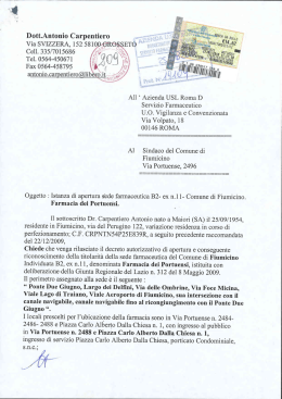 Via SVIZZERA, 152 58100-ﬁR`085ETO mailing