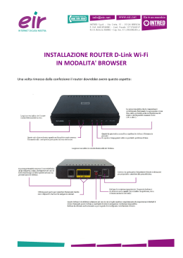 Manuale configurazione router ( D-link-IP)
