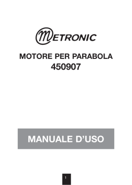MANUALE D`USO 450907