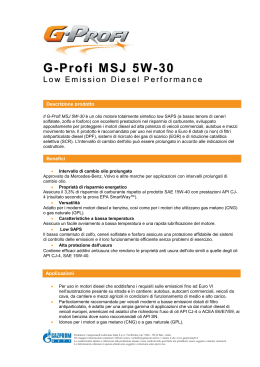G-Profi MSI 10W-40 - Bronchi Combustibili