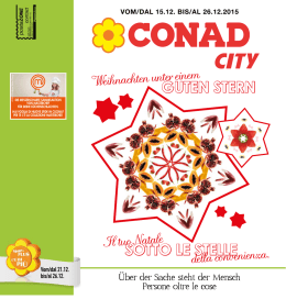 Il tuo Natale della convenienza. Weihnachten unter einem