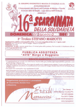 IL GRUPPO DODISTICO MASSA E COZZILE A.S.D. ®