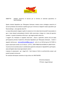 indagine di mercato
