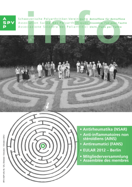 info Nr. 125 - 10/2012 Anti-inflammatoires non st&eacute;ro&iuml;diens (AINS)