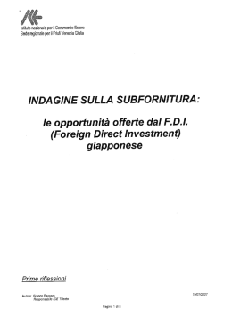 le .prounit&agrave; dal F. I
