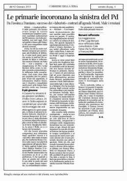 Le primarie incoronano la sinistra del Pd