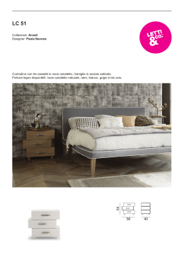 Collezione: Arredi Designer: Paola Navone Comodino