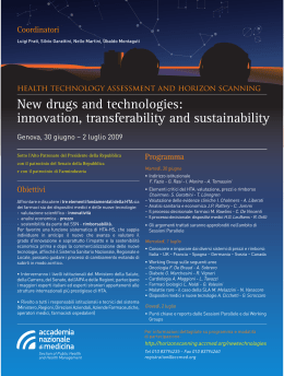 New drugs and technologies: innovation, transferability and