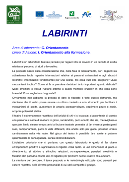 Progetto Labirinti - isis mariagrazia mamoli bergamo
