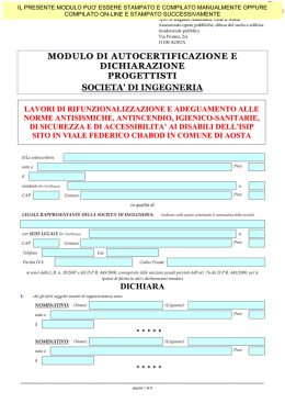 dichiara - Regione Autonoma Valle d`Aosta
