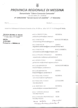 Leggi tutto - Provincia Regionale di Messina