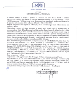 Lavori di manutenzione straordinaria per il consolidamento ed il