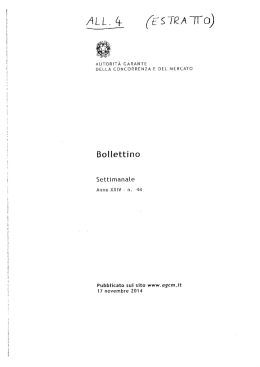 Page 1 (ene/ATO) AUTORITA GARANTE DSLLA coNcoRRENzA E