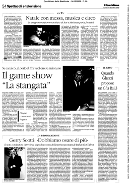 54 Spettacoli e televisione - Orchestra Sinfonica dell`Europa Unita