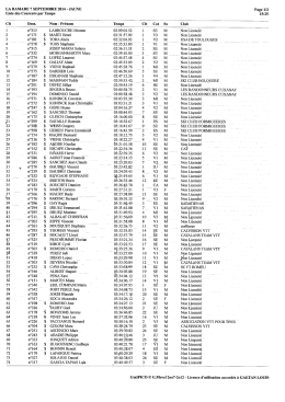 LA RAMADE 7 SEPTEMBRE 2014 - JAUNE Page 1/3