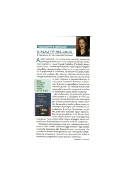 IL REALITY? NEL LAGER